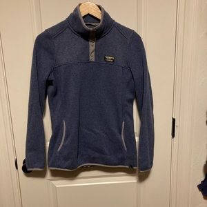LL Bean Sweater Fleece Pullover Great Condition